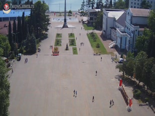 Камера на центральной площади