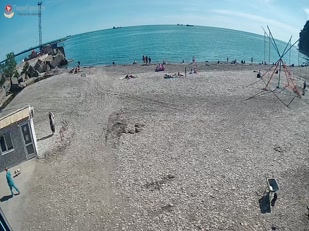 Приморский пляж Туапсе(HD)